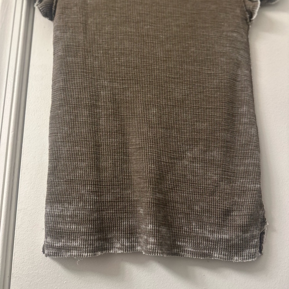 Free People "We The Free" Distressed Thermal Tee - Picture 6 of 6
